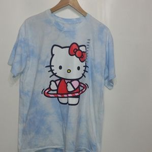 Hello kitty tie dye shirt.